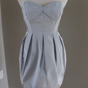 Shoshanna Blue Strapless Mini Dress